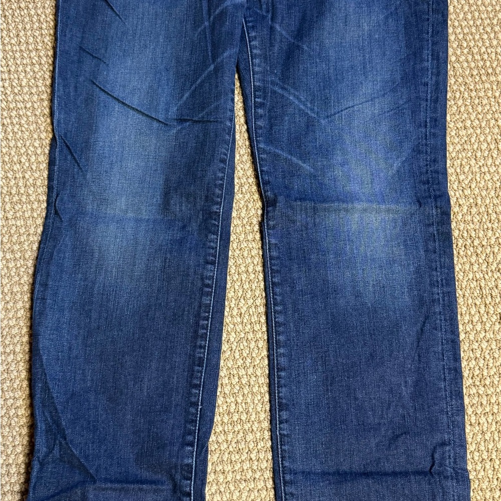 7 For All Mankind Dark Blue Straight Jeans